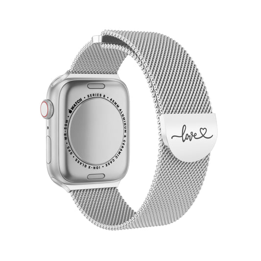 XIUDA Milanese Stainless Steel Magnetic Bands for Men Compatible for Apple Watch 38mm 40mm 41mm 42mm 44mm 45mm 46mm