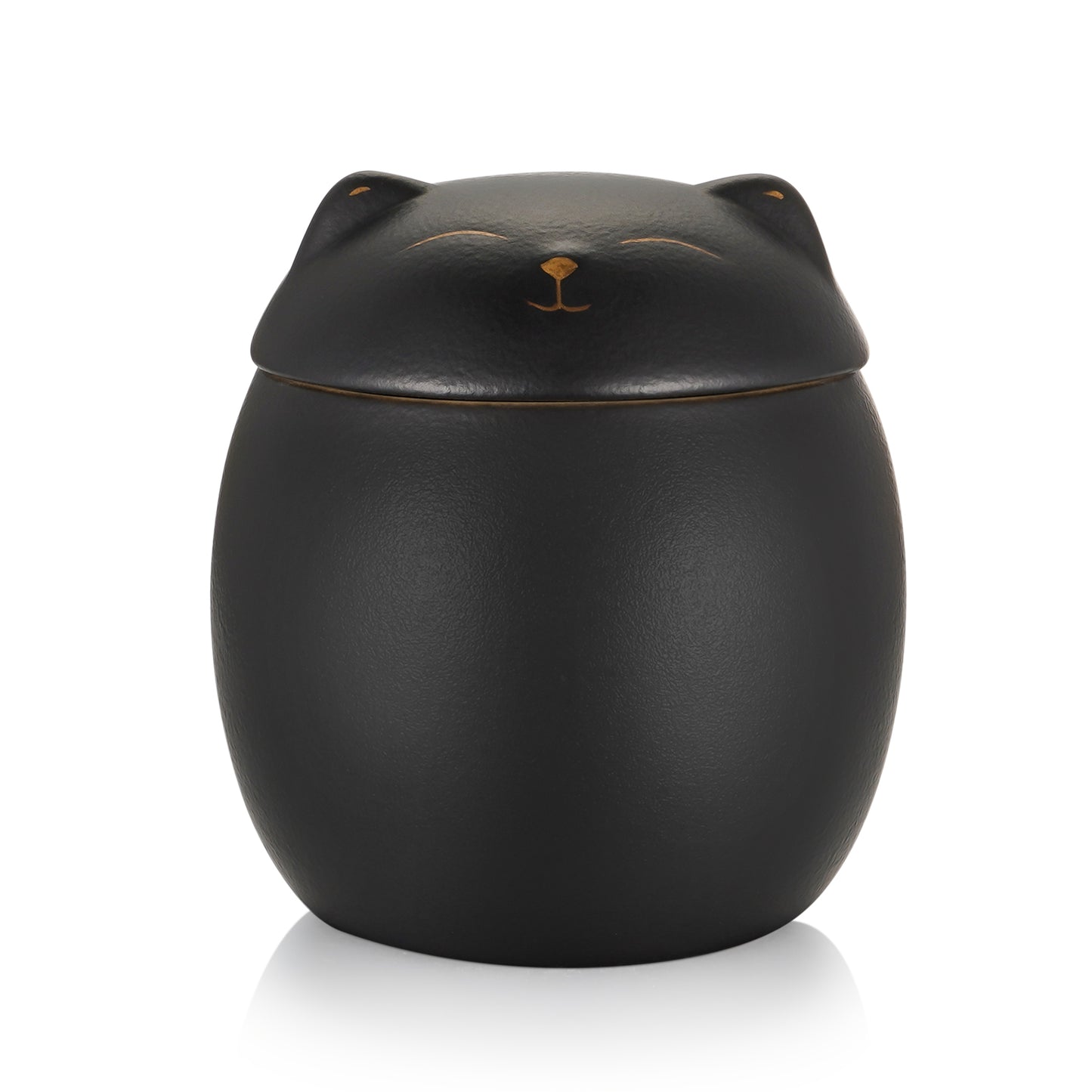 Smiley Shaped Pet Urn for Cat or Dog Memorial Keepsake