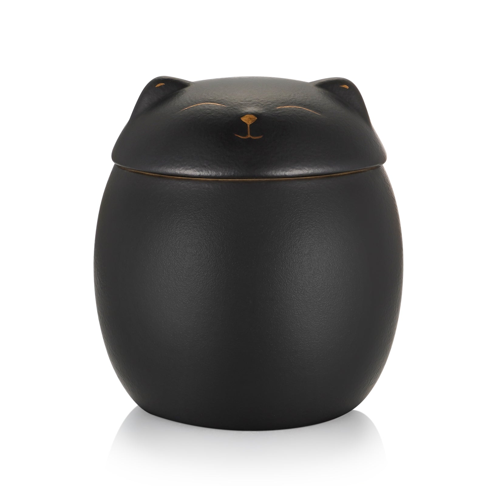 Smiley Shaped Pet Urn for Cat or Dog Memorial Keepsake