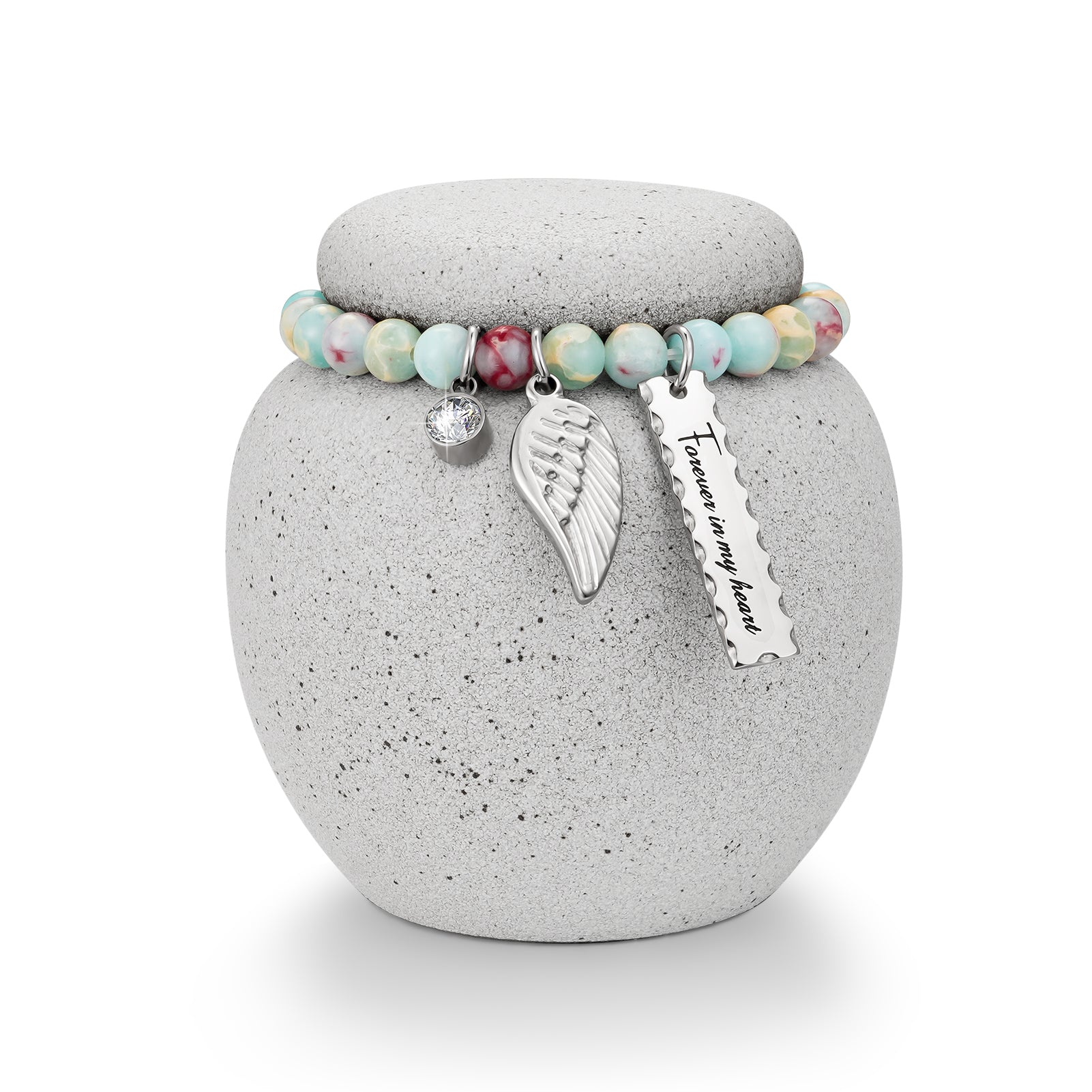 Ceramic 2.76 Inches Urn for Human Ashes Keepsake