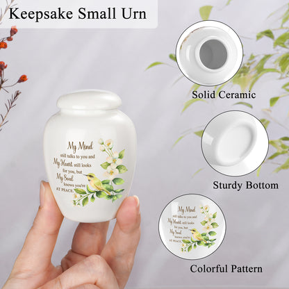 2.6 inch Ceramic Urn for Ashes