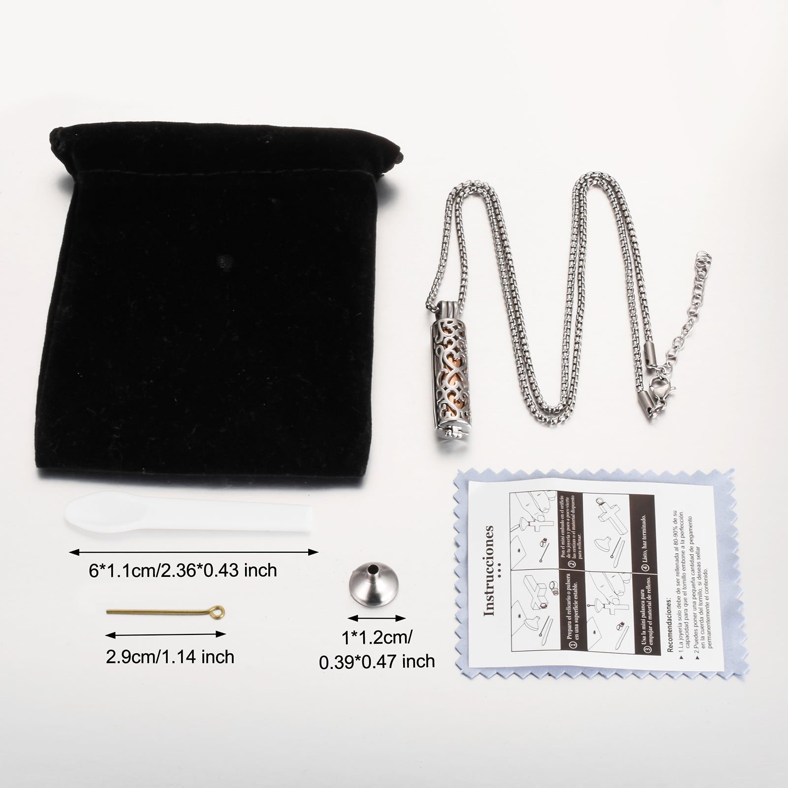 Cylinder Cremation Jewelry