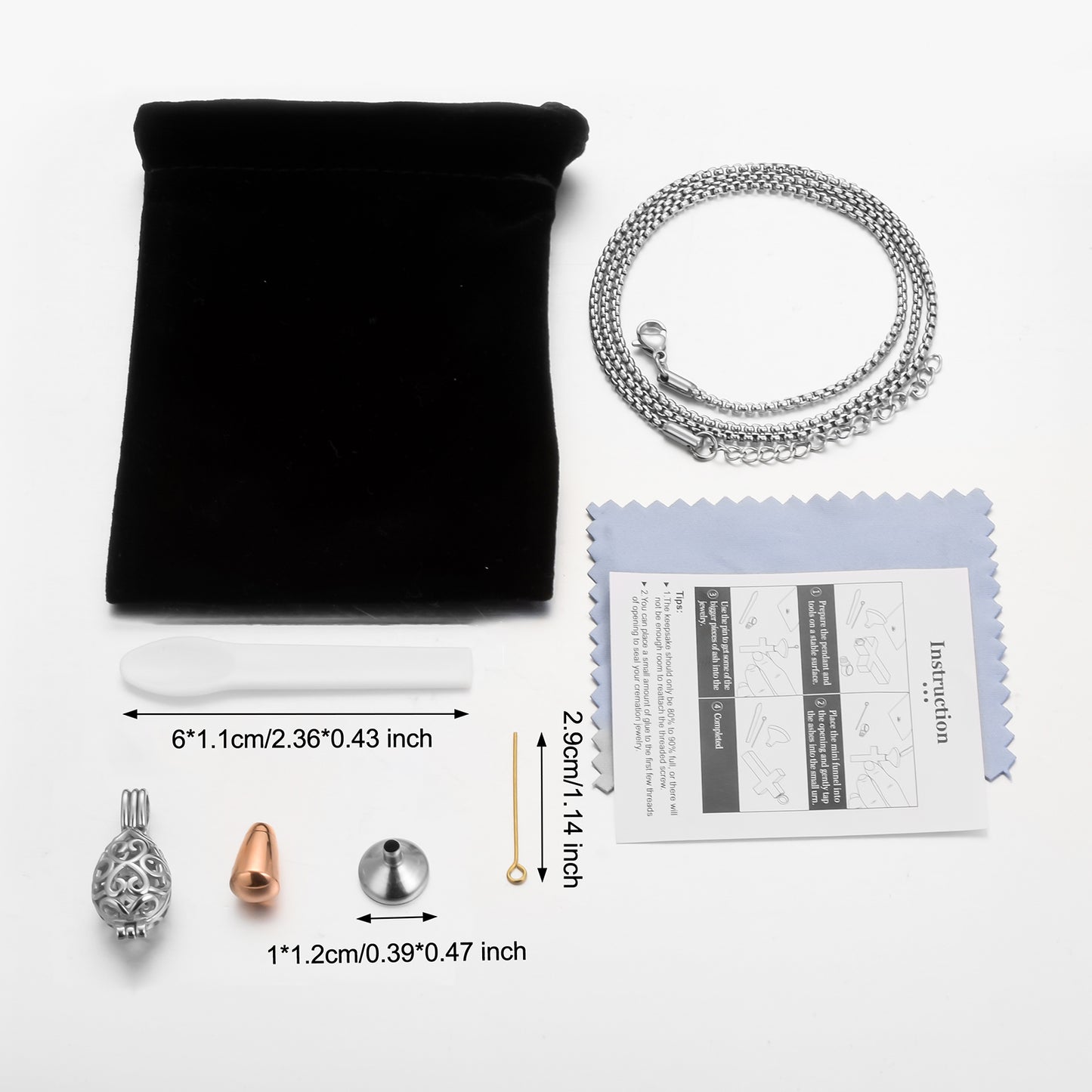 Teardrop Cremation Jewelry