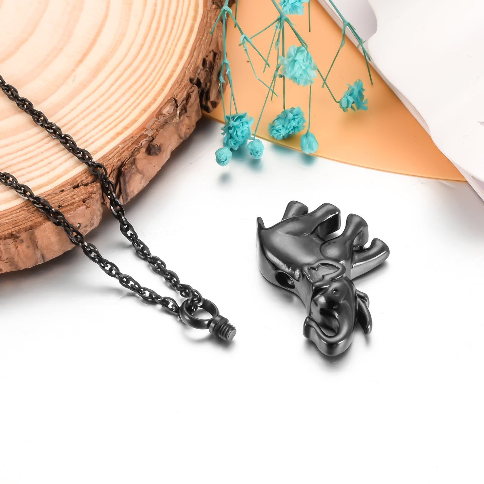 The Elephant Cremation Necklace