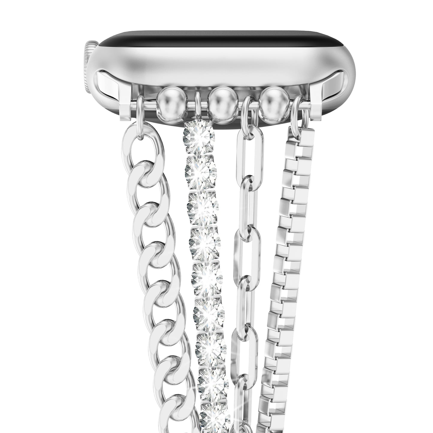 XIUDA Women Slim Chain Apple Watch Band Compatible for Apple Watch Band