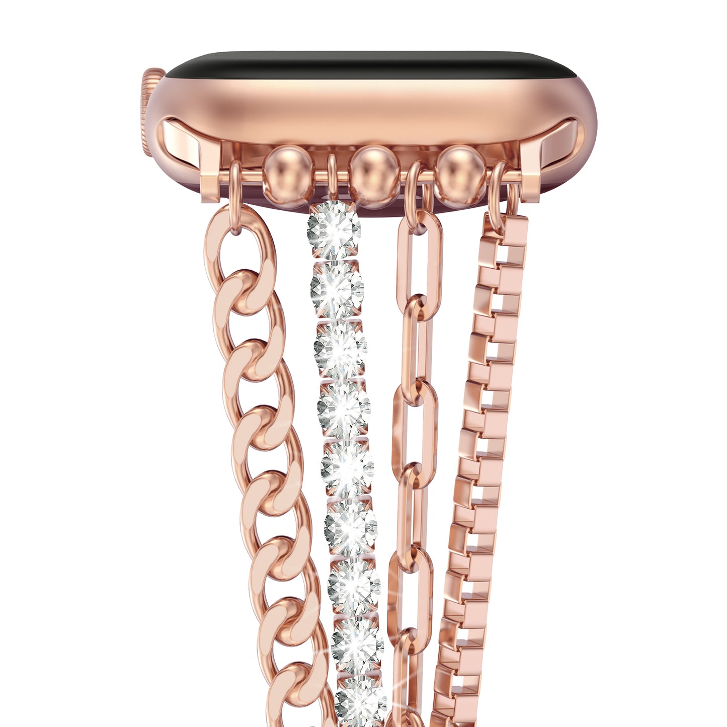 XIUDA Women Slim Chain Apple Watch Band Compatible for Apple Watch Band