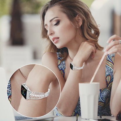 XIUDA Women Slim Chain Apple Watch Band Compatible for Apple Watch Band