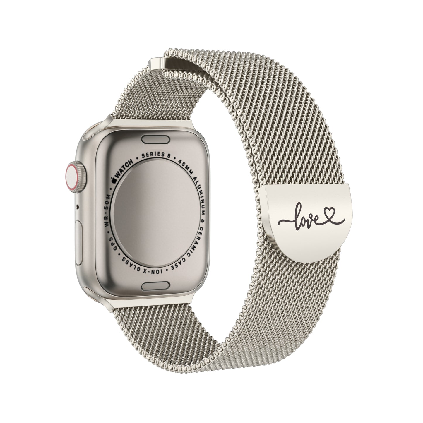 XIUDA Milanese Stainless Steel Magnetic Bands for Men Compatible for Apple Watch 38mm 40mm 41mm 42mm 44mm 45mm 46mm