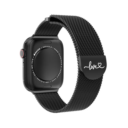 XIUDA Milanese Stainless Steel Magnetic Bands for Men Compatible for Apple Watch 38mm 40mm 41mm 42mm 44mm 45mm 46mm