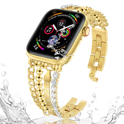 XIUDA Gold Chain Compatible for Apple Watch Band