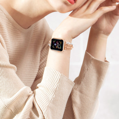XIUDA Gold Chain Compatible for Apple Watch Band