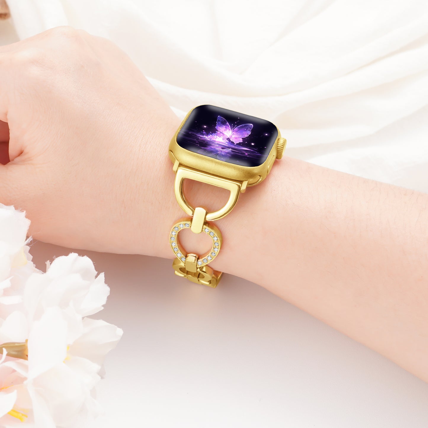 XIUDA Stainless Steel Band Compatible with Apple Watch