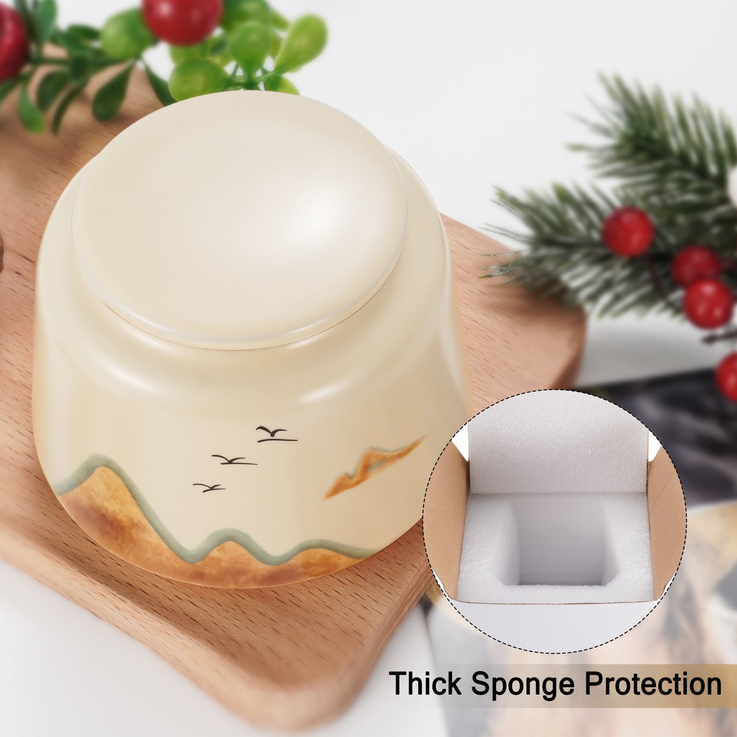 3.15 Inches Ceramic Cremation Urns