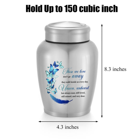 Stainless Steel Large Urn for Human Ashes
