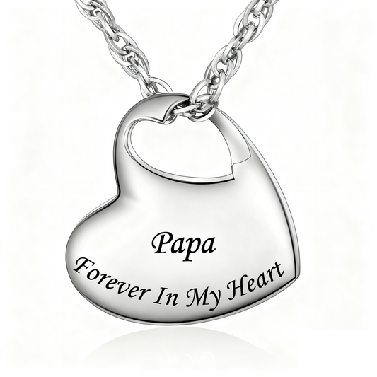 Heart Cremation Necklaces