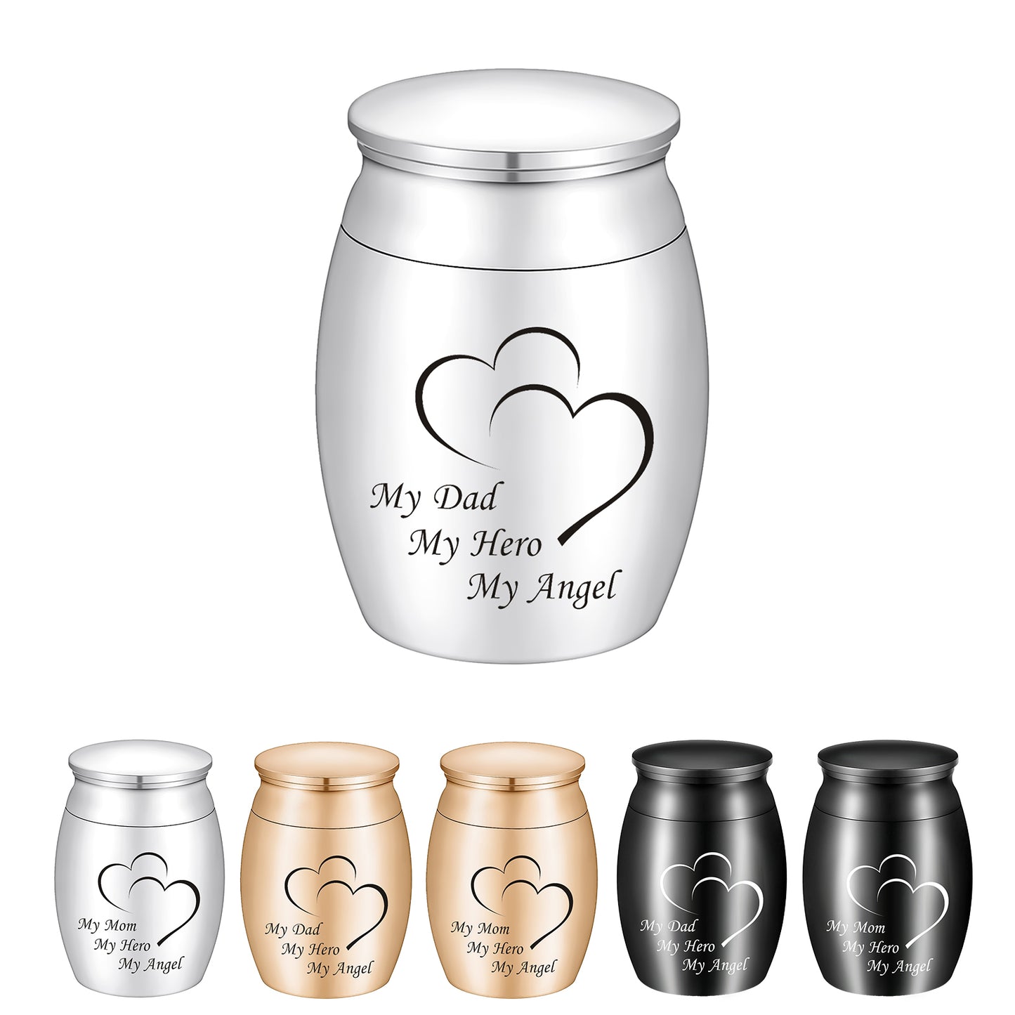 Heart Cremation Urns Ashes Holder